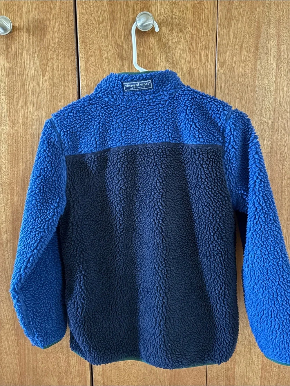 🐳 Vineyard Vines SuperShep Sherpa Jacket Boys Size Medium (12-14) 🐳